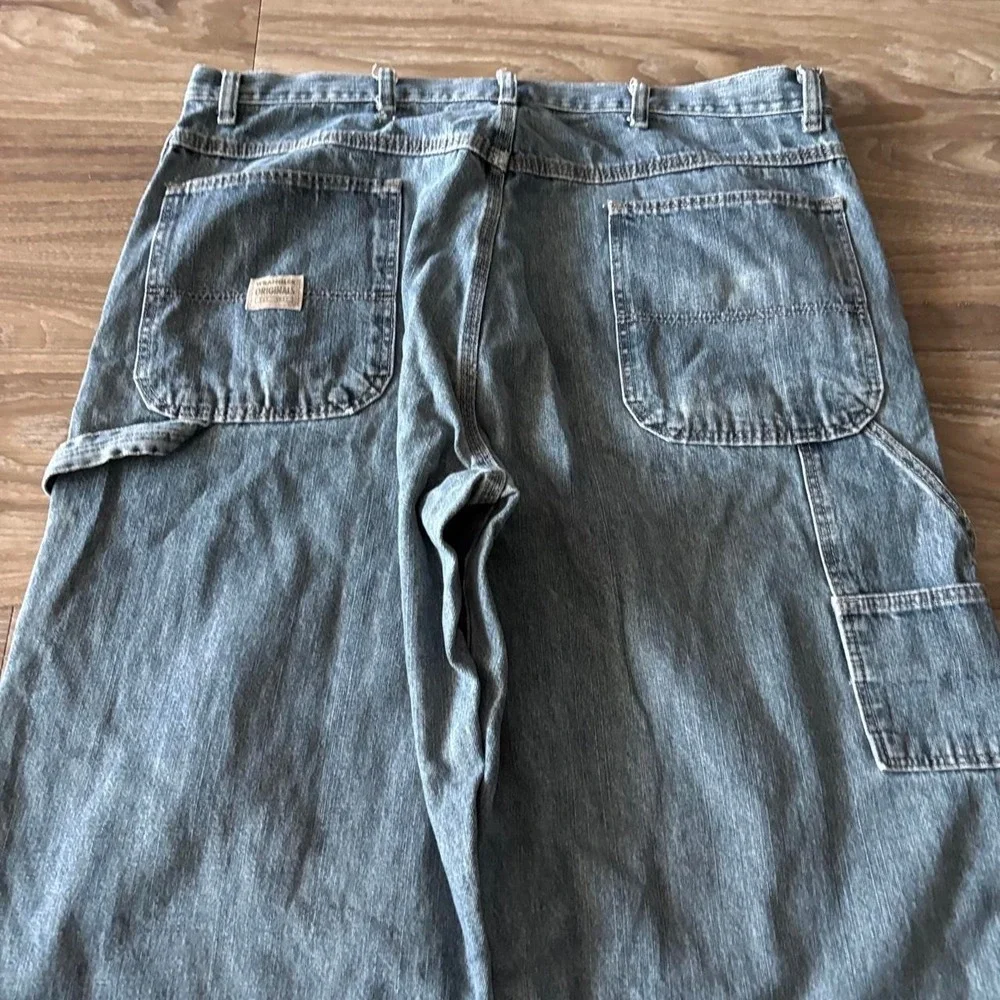 Vintage Y2K/2000s Baggy Dark Wash Grunge Skater Carpenter Denim Jeans!